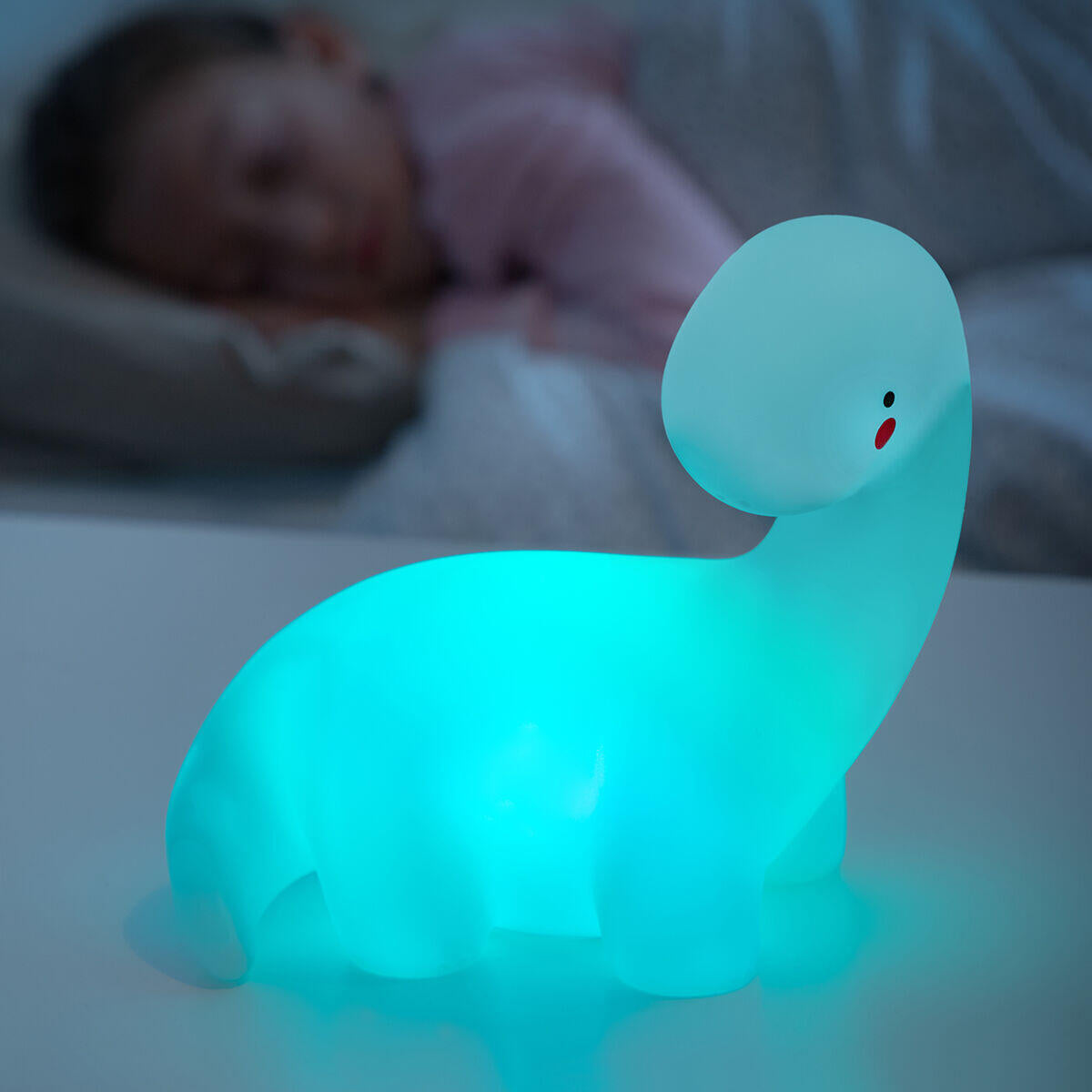 Lámpara LED Dinosaurio Multicolor Infantil