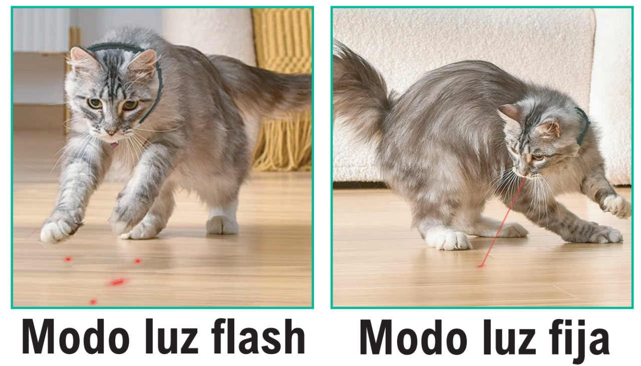 Collar Láser para Gatos – Diversión Automática y Sin Aburrimiento